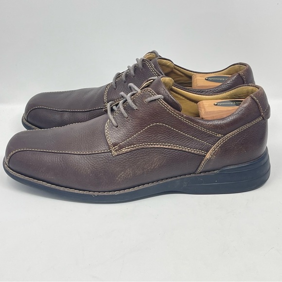 Johnston & Murphy Hunley Shoes Mens 11.5 M Brown Leather Stitched Casual Lace Up main image 16